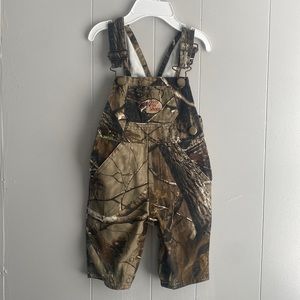 Bass Pro Shops Camouflage Overalls Baby Size 3-6 Months